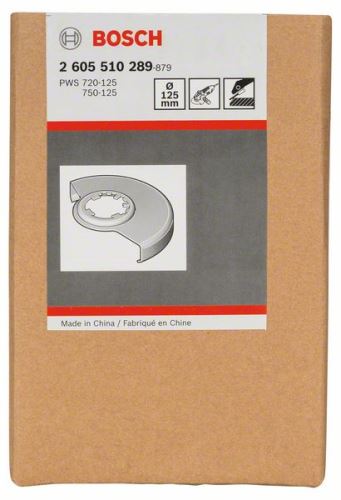 BOSCH Housse de protection sans tôle de protection pour ponçage 125 mm 2605510289