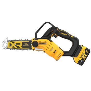 Scie d'élagage DeWALT 18V 20cm + x 5 Ah DCMPS520P1