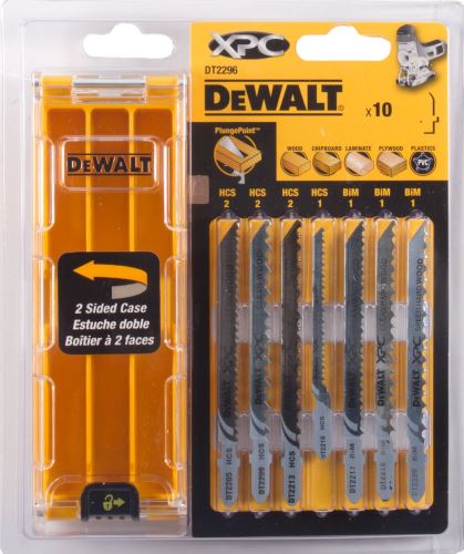 Jeu de lames de scie à bois DeWALT XPC HCS (10 pièces) DT2296