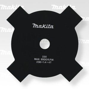 Couteau de tonte MAKITA 4 dents 230x25,4x1,8 mm D-66008