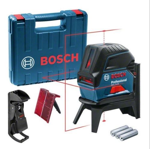 Laser croisé BOSCH GCL 2-15 + RM 1 + support + étui 0601066E02