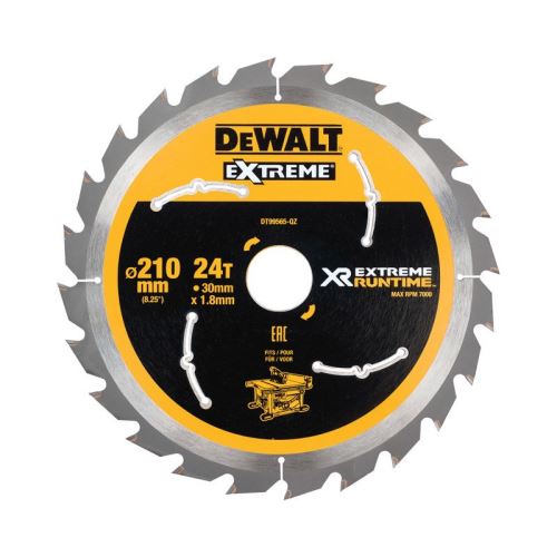 Lame de scie DeWALT (idéale pour les scies FLEXVOLT), 210 x 30 mm, 36 dents DT99566