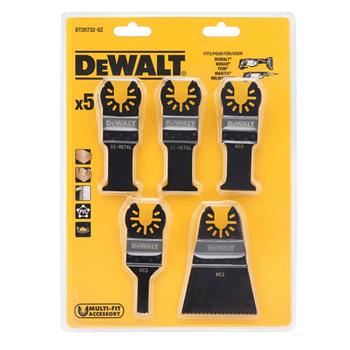 DeWALT Jeu de lames de scie à bois pour outils multifonctions (5 pièces) DT20732