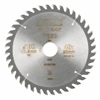 Lame de scie DeWALT pour couper le bois, 190 x 30 mm, 40 dents, ATB 10°, coupe fine DT4064