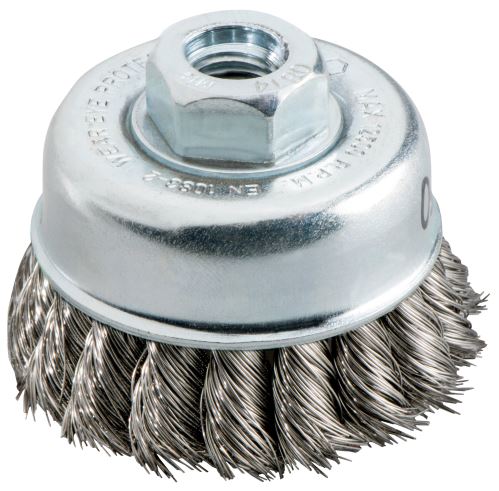 METABO Brosse à pot 65x0,35 mm/ M 14, acier, torsadée 623796000