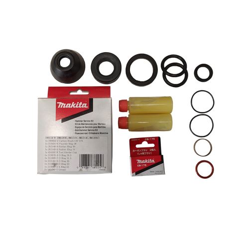 Kit d'entretien MAKITA (joint+circulaire+lubrifiant+carbones) pour HM1203/HM1213/HM1214C 195114-9