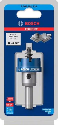 BOSCH EXPERT perforatrice carbure tôle 33mm 2608901416