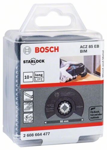 BOSCH RB Lame de scie segmentée - 10 pcs ACZ 85 EB 85 mm 2608664477