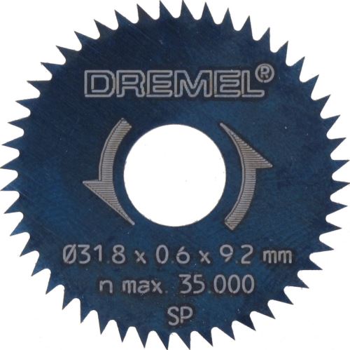 DREMEL Lame de scie pour coupes longitudinales et transversales 31,8mm 26150546JB