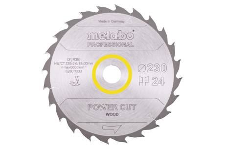 METABO Lame de scie HW/CT 230 x 30 mm, 24 dents 628011000