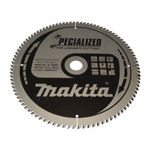 Lame de scie stratifié MAKITA SPECIALIZED 305x2,5x30 mm 96 dents B-33881