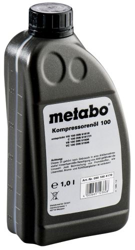 METABO Huile de compresseur pour compresseurs à piston, 1l 0901004170