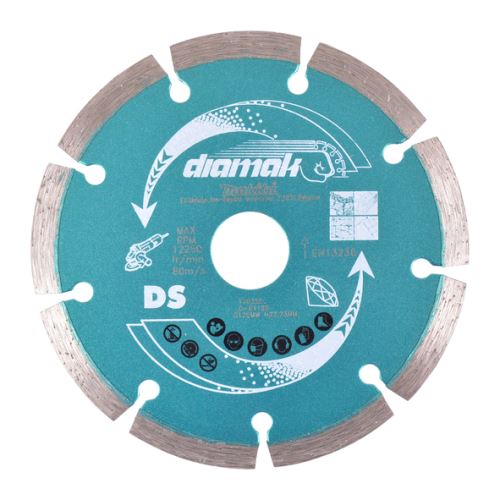 MAKITA disque à tronçonner diamanté DiaMak 125x22,23 mm, 10 pièces D-61139-10