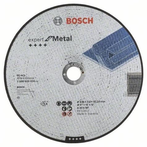 BOSCH Disque à tronçonner droit Expert pour métal A 30 S BF, 230 mm, 3,0 mm 2608600324