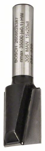 BOSCH Fraise à rainurer 8 mm, D1 15 mm, L 20 mm, G 51 mm 2608628387