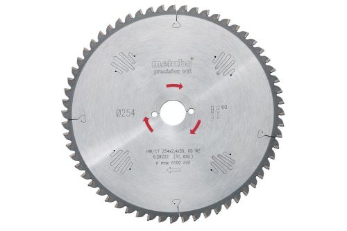 METABO Lame de scie HW/CT 305 x 30 mm, 84 dents 628229000