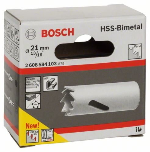 BOSCH Perforatrice bimétallique HSS pour adaptateur standard 21 mm, 13/16" 2608584103