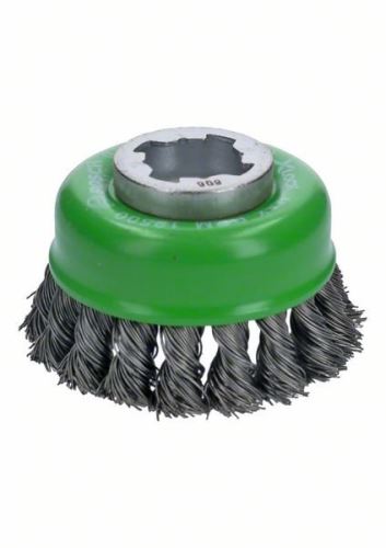 BOSCH X-LOCK Brosse à casseroles tressée, 75, acier inoxydable 75 mm, 0,5 mm 2608620729