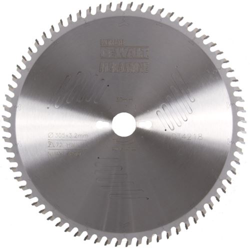 Lame de scie DeWALT EXTREME pour bois, coupe fine, 305 x 30 mm, 72 dents DT4218