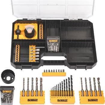 Jeu d'embouts et de forets compatibles avec les douilles DeWALT TSTAK IV (102 pièces) DT71583