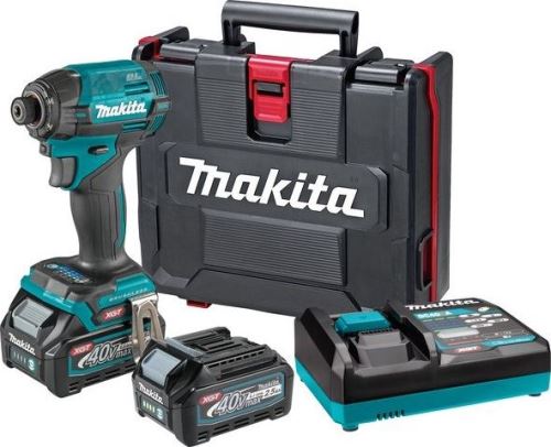 Makita Tournevis à percussion sans fil 1/4" Li-ion XGT 40V/2,5Ah TD002GD202