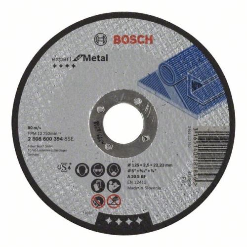 BOSCH Disque à tronçonner droit A30SBF, 150 mm, 2,5 mm 2608600382