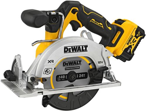 Scie circulaire sans fil DeWALT 12V (2x5Ah) DCS512P2