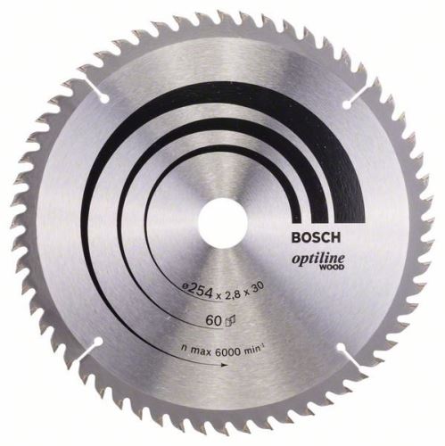 BOSCH Lame de scie Optiline Wood 216 x 30 x 2,8 mm, 48 2608640641