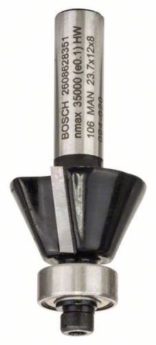 BOSCH Coupe-facettes/bordures 8 mm, D1 23,7 mm, B 5,5 mm, L 12 mm, G 54 mm, 25° 2608628351