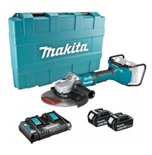 Makita Meuleuse d'angle sur batterie 230mm Li-ion LXT 2x18V/5.0Ah DGA900PT2