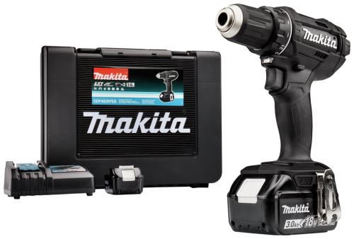 Makita Aku perceuse visseuse noir Li-ion 18V/3,0 Ah DDF482RFEB