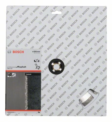 BOSCH Disque à tronçonner diamanté Standard pour asphalte 300 x 20/25,40 x 2,8 x 10 mm 2608602624