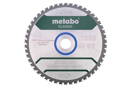 METABO Lame de scie Classic 235 x 30 mm, 50 dents 628681000