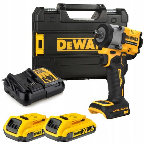 DEWALT Visseuse à percussion sans fil (2x2Ah) 18V (1/2"), 2x batterie DCF922D2T