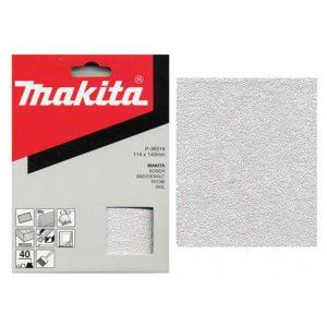 Papier abrasif MAKITA 114x140 mm K60, 10 pièces P-36522