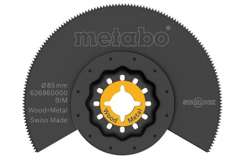 METABO Lame de scie Starlock bois BiM 85 mm 626960000