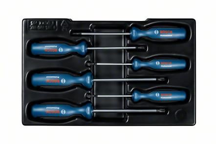 Bosch Jeu combiné Jeu de six tournevis TX 1600A01V09