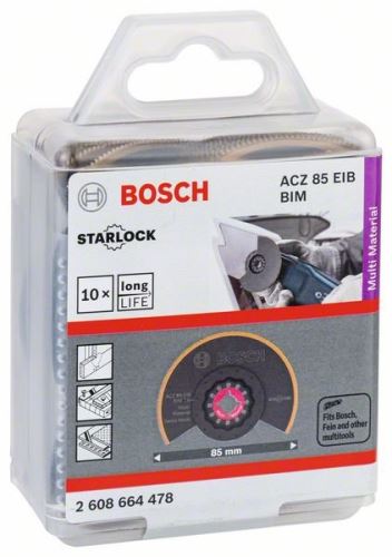 BOSCH RB Lame de scie segmentée - 10 pcs ACZ 85 EIB 85 mm 2608664478