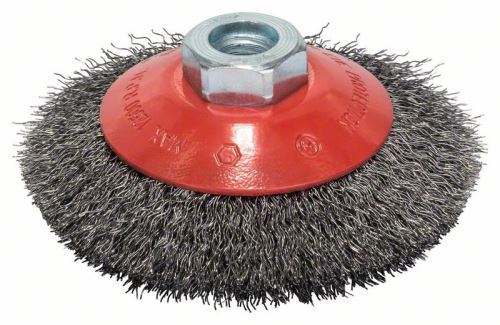 BOSCH Brosse conique, fil ondulé, 100, acier 100 mm, 0,3 mm, M14 2608622057