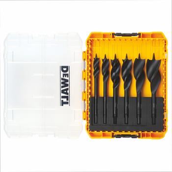 DeWALT Jeu de forets à bois à trois fentes 152 mm / 13, 16, 20, 22, 25, 32 mm / (6 pièces) DT90238