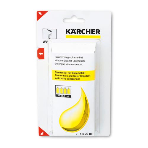 Kärcher Nettoyant pour vitres concentré RM 503, 4x20 ml 62953020