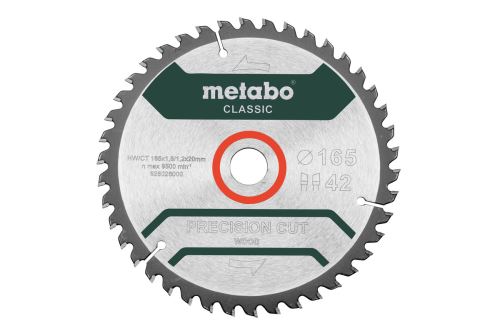 METABO Lame de scie 165 x 20 mm, 42 dents, 5° 628026000