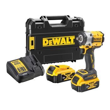 DEWALT Aku Visseuse à percussion 1/2'', 2x batterie 5Ah avec sangle DCF921P2LRT