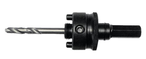 Adaptateur MAKITA tige HEX 11 mm pour trous à partir de 32 mm (avec filetage 5/8" 18UNF et broches, avec verrouillage rapide) P-35190