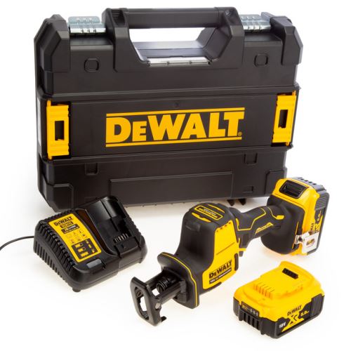 Scie sauteuse compacte Dewalt brushless 18V XR (2 batteries 5,0 Ah) en coffret TSTAK DCS369P2