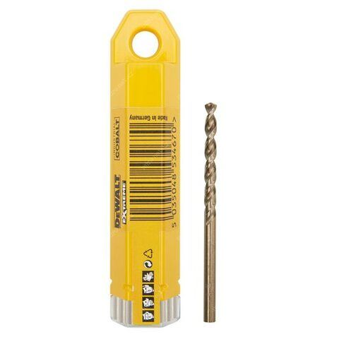 DeWALT Forets pour métal HSS-E COBALT 5,0 × 86 mm (10 pièces) DT4929