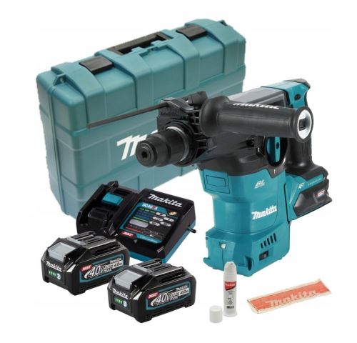 Marteau sans fil Makita avec AWS Li-ion XGT 40 V/4,0 Ah, étui HR008GM203