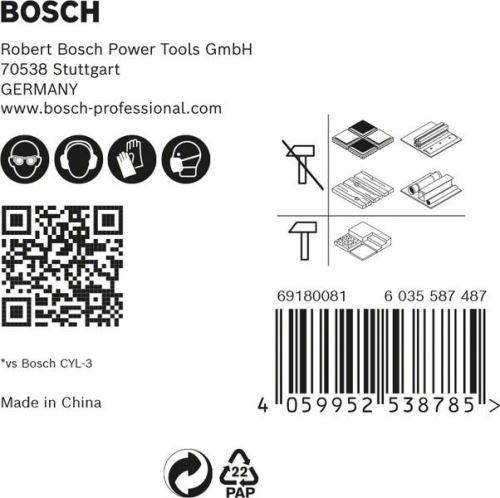 BOSCH EXPERT HEX-9 MultiConstruction 4/5/6/6/8mm (5 pièces) 2608900585