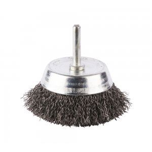 Brosse boisseau en fil d'acier MAKITA, tige cylindrique, 63x6 mm D-39920