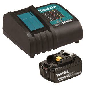 MAKITA Li-ion LXT 18V ensemble 1 pc BL1830B+1 pc Chargeur DC18SD 199994-5